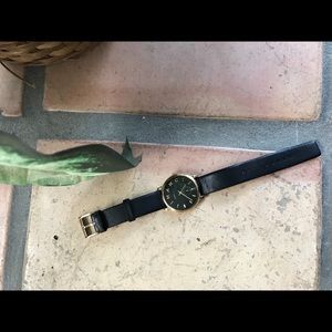 Marc by Marc Jacobs “Baker” Leather Strap Watch